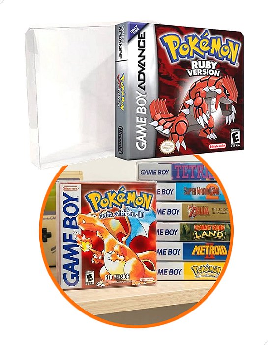 Games-8 (0,20mm) Kit 25un Caixa Protetora para CaixaBox Case Game Boy Advance