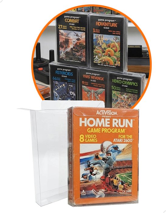 Games-16 (0,20mm) Kit 100un Caixa Protetora para Jogo Game Program CIB/NIB
