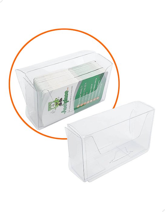 Embalagem Porta Cartão de Visita PX-31 (10x3x6 cm) Kit 100un Layout Tipografia Branding