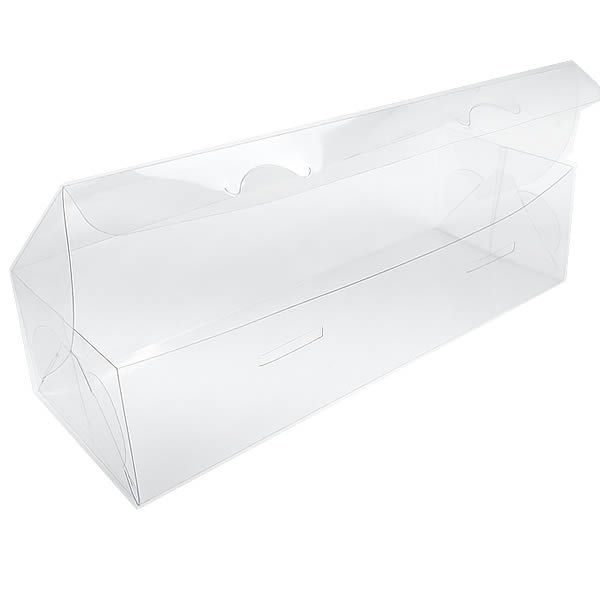 10 Caixa de Acetato PX-11 (17x5x4 cm) Embalagem de Plástico Transparente