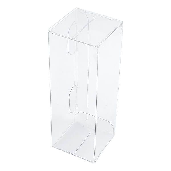 10 Caixa de Acetato PX-220 (3,5x3,5x16 cm) Embalagem de Plástico Transparente
