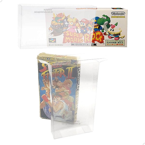 Games-10 (0,20mm) Caixa Protetora para CaixaBox Case Super Famicom (10un)