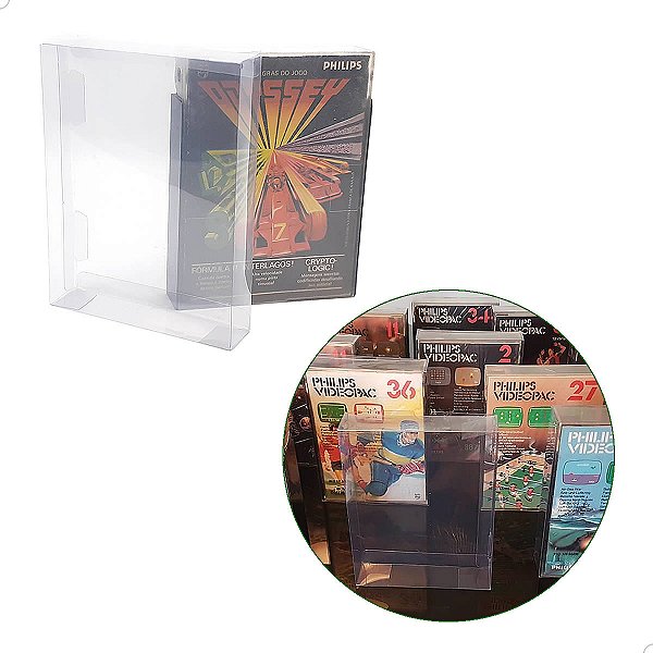 Games-11 (0,20mm) Caixa Protetora para Jogo Odyssey CIB na Case Acrilica (10un)
