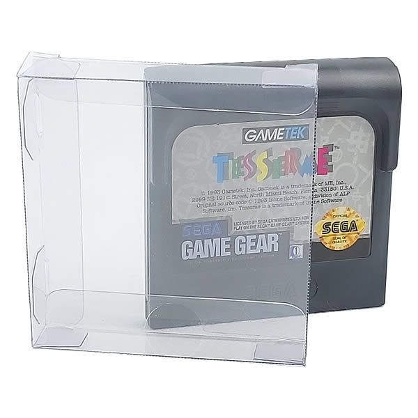 Games-19 (0,20mm) Caixa Protetora para Cartucho Loose Game Gear 10unid