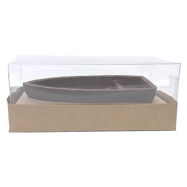 KIT Caixa para Barca M Chocolate (17,6x11x9 cm) Caixa e Berço KIT91 10unids Caixa de Acetato