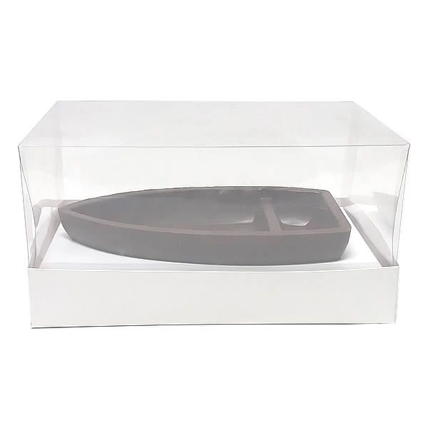 KIT Caixa para Barca G Chocolate (17,6x11x7 cm) Caixa e Berço KIT98 10unids Caixa de Acetato