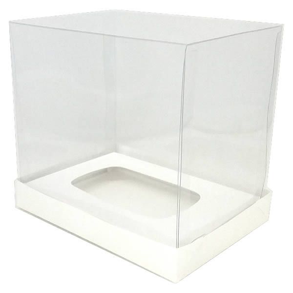 KIT Caixa para Ovelha 160g Formas 857/858 (16x11,5x15 cm) Caixa e Berço KIT109 10unids Caixa de Acetato