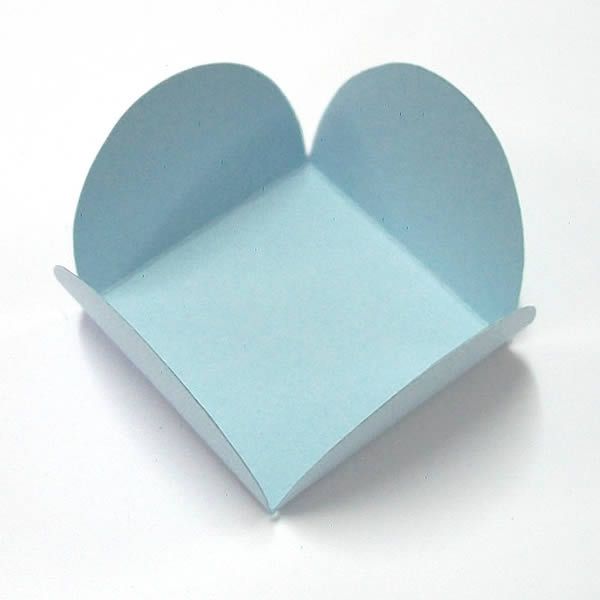 Forminha de Papel Azul Claro (3.5x3.5x2.5 cm) 100unid Caixeta