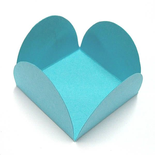 Forminha de Papel Azul Turquesa / Tiffany (3.5x3.5x2.5 cm) 100unid