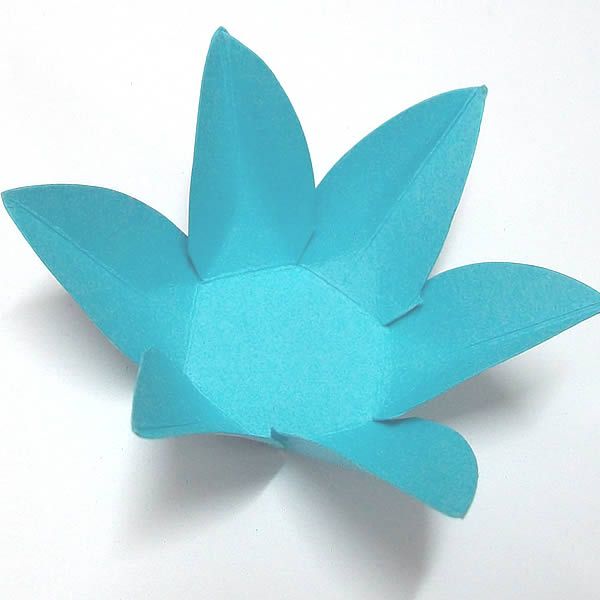 Forminha de Papel Flor Azul Turquesa / Tiffany (2.3x2.3x3 cm) 100unid