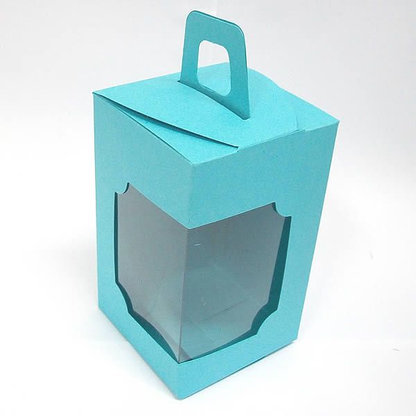 DV-12 Lisa Azul Turquesa/Tiffany (6x6x10 cm) 10unid