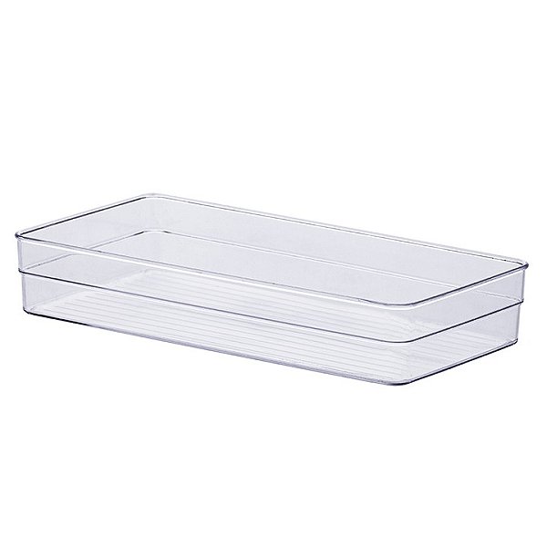 Organizador Diamond 30 x 15 x 5,2 cm cristal