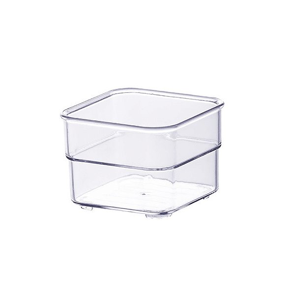 Organizador Diamond 7,5 x 7,5 x 5,2 cm cristal