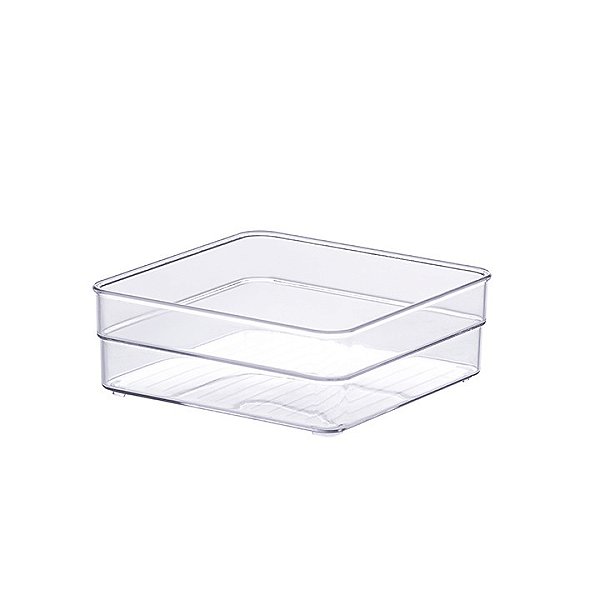 Organizador Diamond 15 x 15 x 5,2 cm cristal