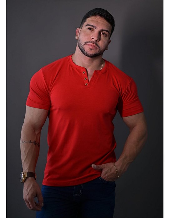 Camisa Gola  Portuguesa Vermelha