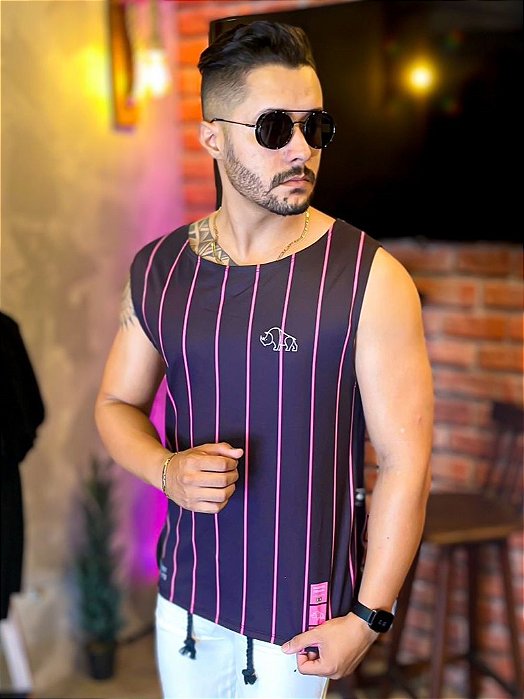 Camiseta Listras Neon