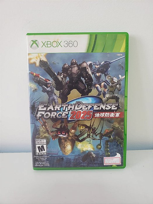 Jogo Xbox 360 Raro Earth Defense Force 2025 Usado Orginal - Power