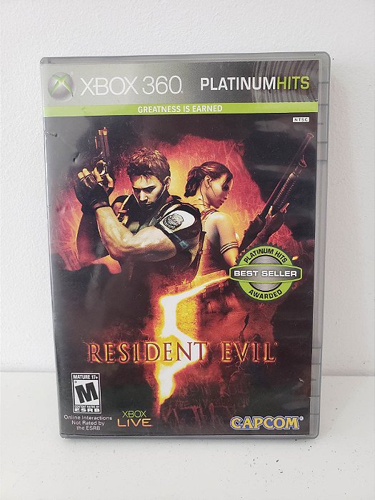 Resident Evil 5 Gold Edition - Jogo XBOX 360 Mídia Física