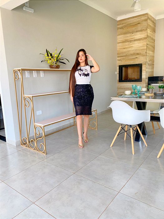 Saia Eliane em paete Victórias Princess