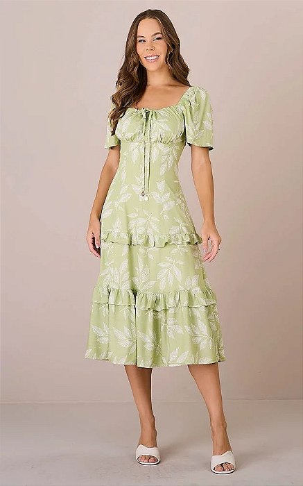 Vestido Maia em rayon Lurex Tata Martello