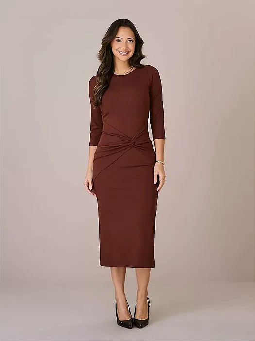 Vestido Dora em malha encorpada Tata Martello