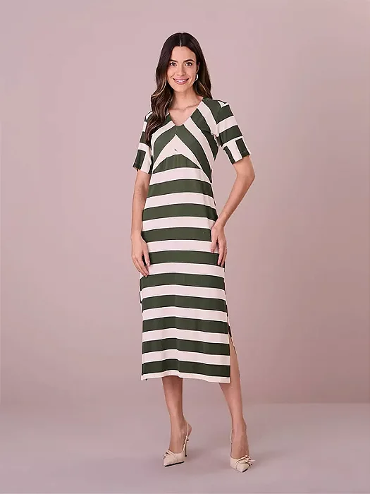 Vestido Vilma em malha de viscose Tata Martello