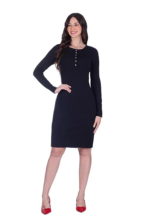 Vestido Glaucia Malha Hapuk