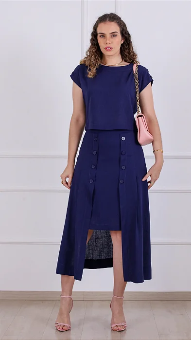 Conjunto Noemi em linho Puro Sharmy