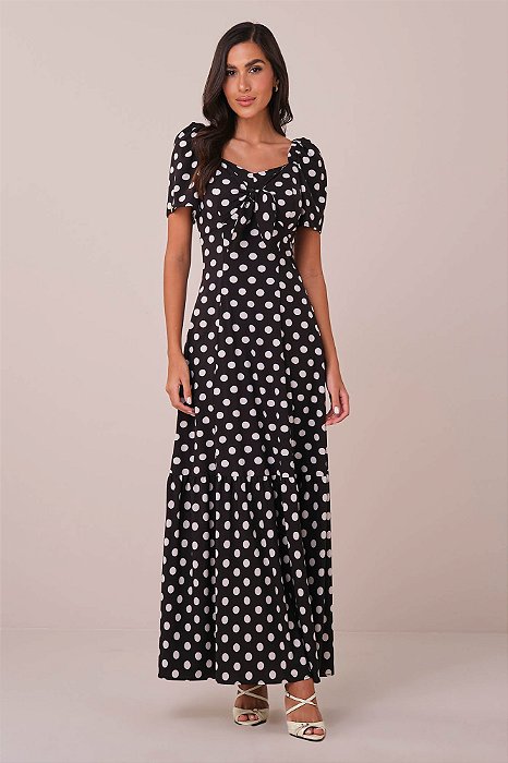 Vestido Eduarda Longo no Crepe- Tata Martello