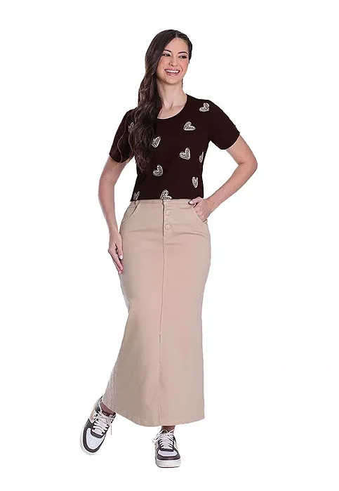 Saia Olivia jeans - Hapuk