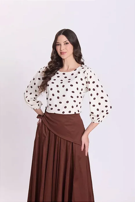 Blusa Carla em viscose Hapuk