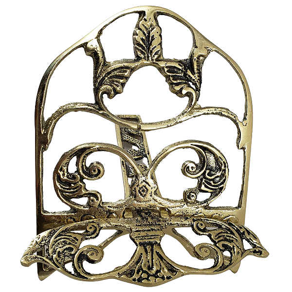 Porta Bíblia Fundição Maciça De Bronze P 12x13