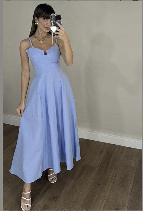 Vestido Lara Azul