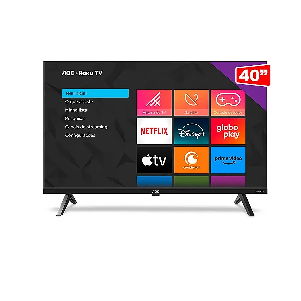 Smart TV AOC 40" Full HD Roku 40S5045/78G