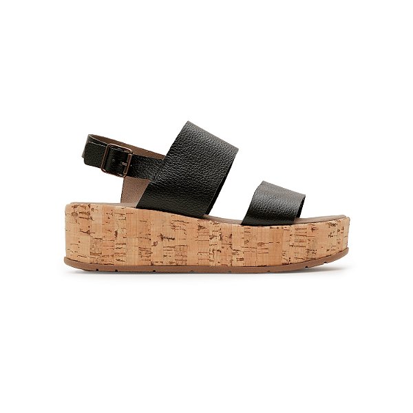 Sandália anabela Pandora