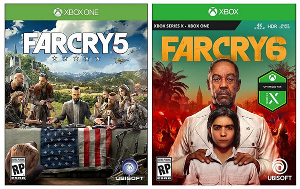 Far Cry 5 OU Far Cry 6 - Xbox - Aluguel Nintendo Switch