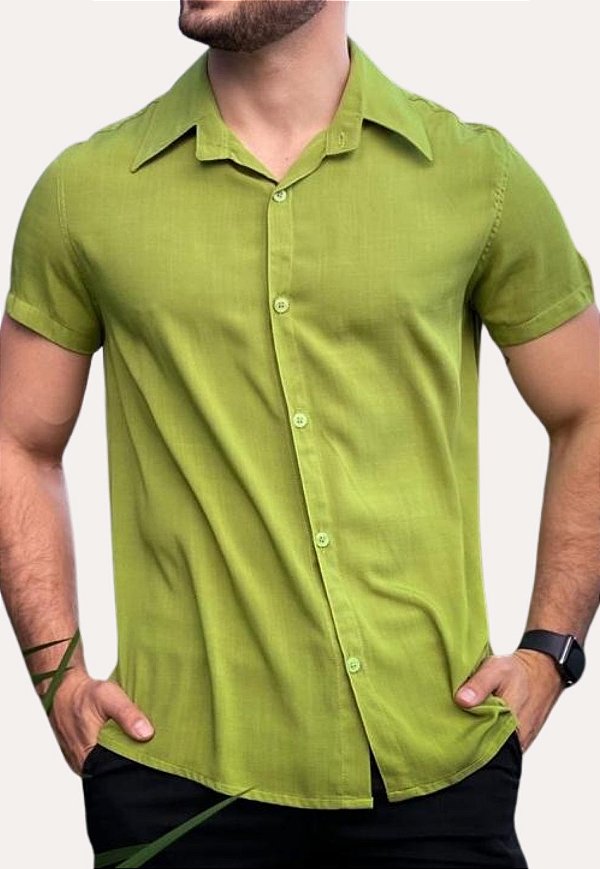 Camisa Lisa Verde Adoro Bazar Antony