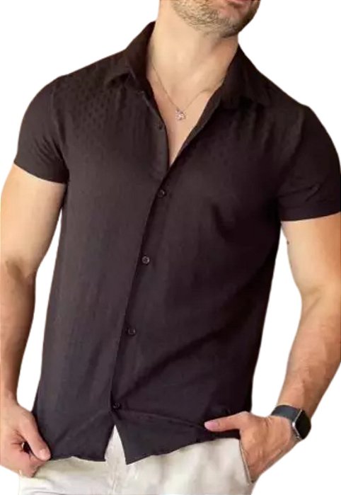 Camisa Lisa Preta Adoro Bazar Noah