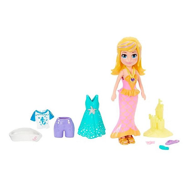 Kit Polly Pocket Jogadora de Futebol