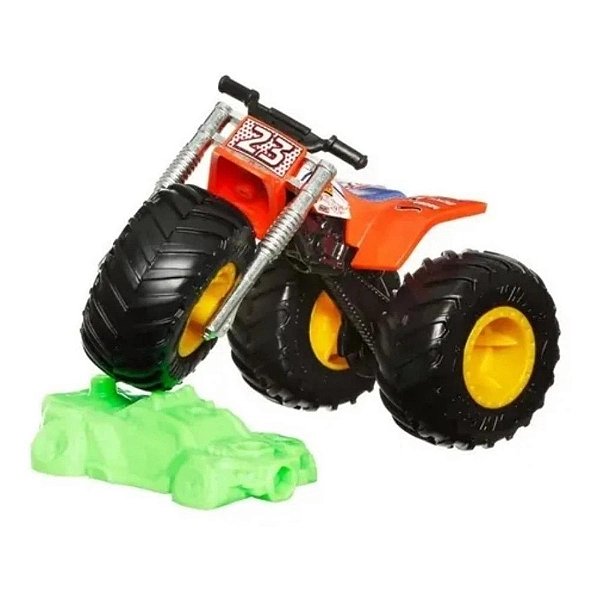 Monster Trucks Hot Wheels Roda-Livre Escala 1:64 - Tri-to Crush-me -  Apteryx Brinquedos