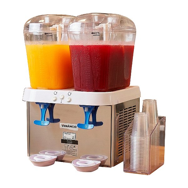 Refresqueira Suqueira Dupla Pá 32 litros 2x16L cada