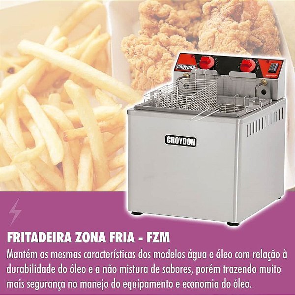 Fritadeira Zona Fria 5000w Profissional 15 Litros 220v