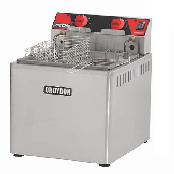 Fritadeira Elétrica Zona Fria 8000w Profissional 15 Litros 220v Mesa