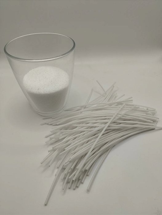 40 Pavios para Vela em Pó - Vela Decorativa de Pérolas