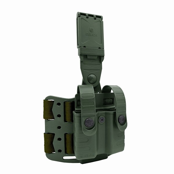 Porta Carregador Tab Lock Coxa - Verde