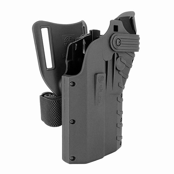 Coldre G5F Mid-Ride Bélica - COM Protetor de Red Dot - Preto