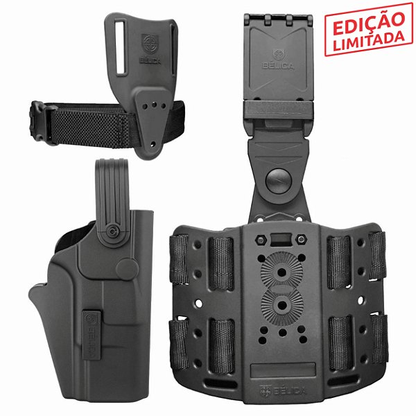 Combo HÓRUS Mid-Ride Bélica - Preto - Edição Limitada
