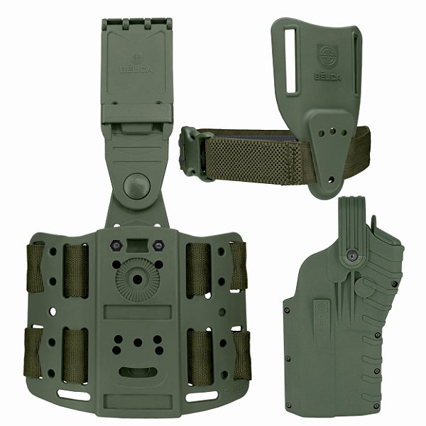 Combo G5F Mid-Ride Bélica - COM Protetor de Red Dot - Verde