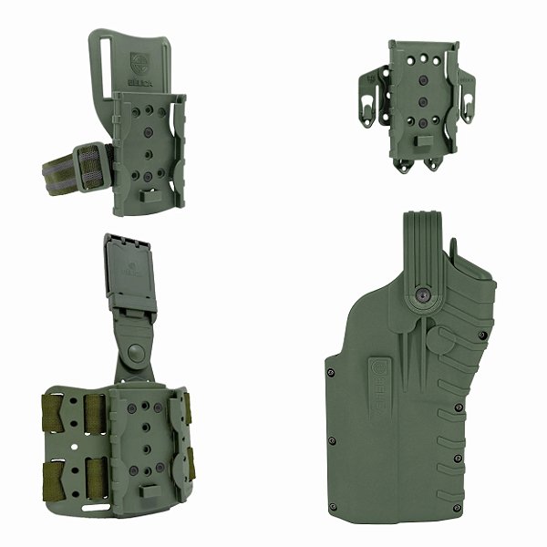 Kit G5F Speed Mid-Ride Bélica - COM Protetor de Red Dot - Verde