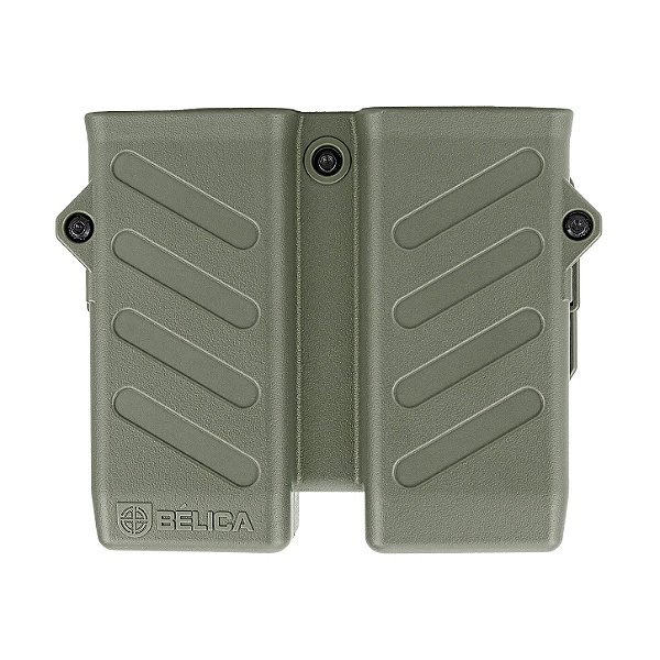 Porta Carregador Duplo VECTOR Bélica - MOLLE - 2 Pontas - Verde
